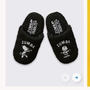 Zumba Fitness Black Slippers